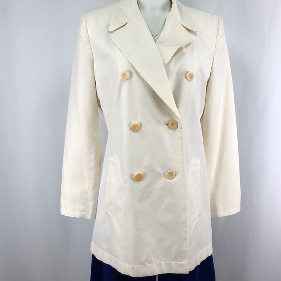 NWOT Saks Fifth Avenue Silk Jacket/Short Coat - Picture 5 of 10